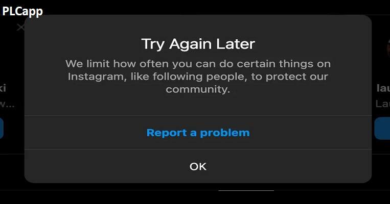 حل مشکل Try again later در اینستاگرام