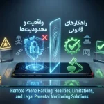 هک موبایل از راه دور | واقعیتها و راهکار قانونی نظارت 2025